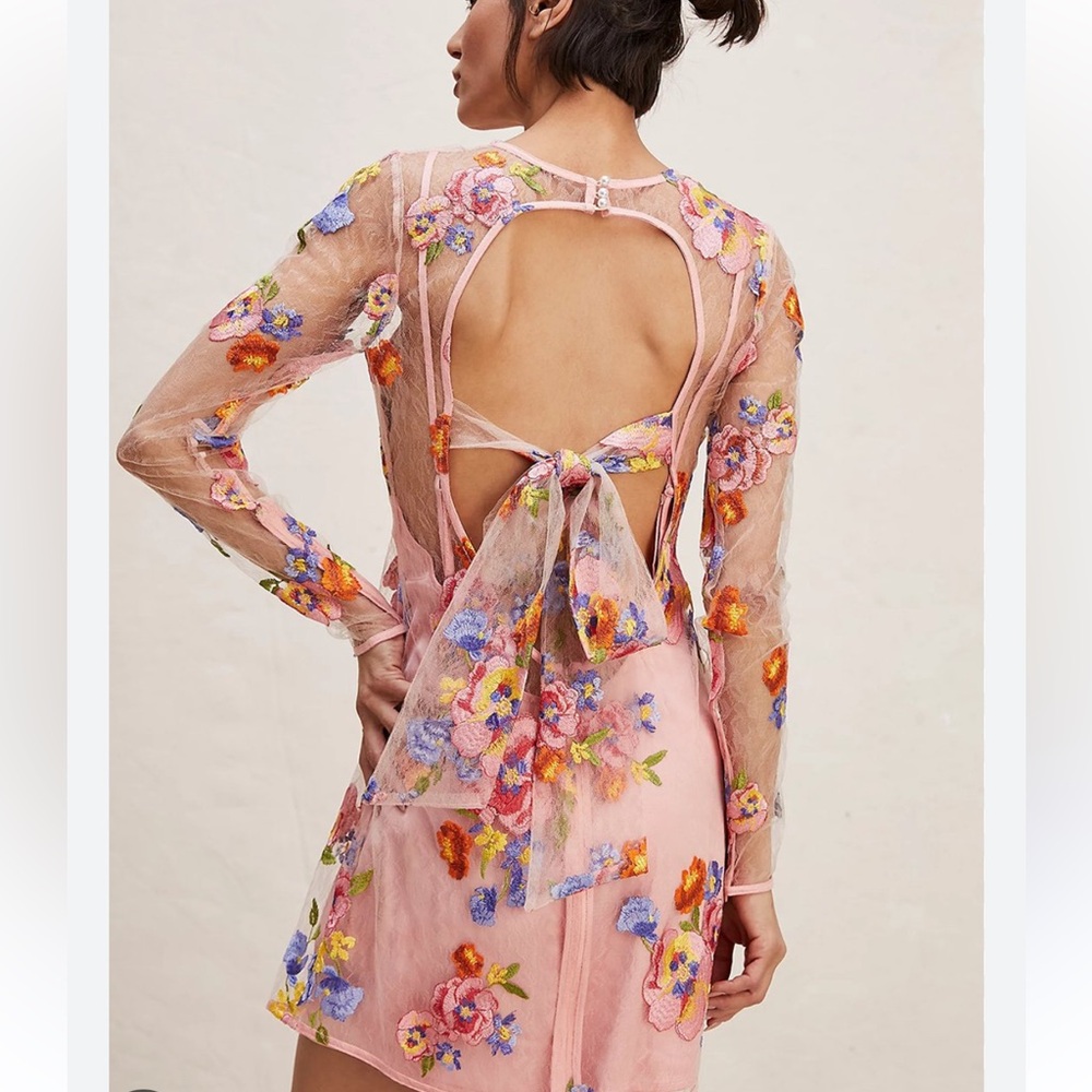 For Love and Lemons Percy Mini Dress 🍋
